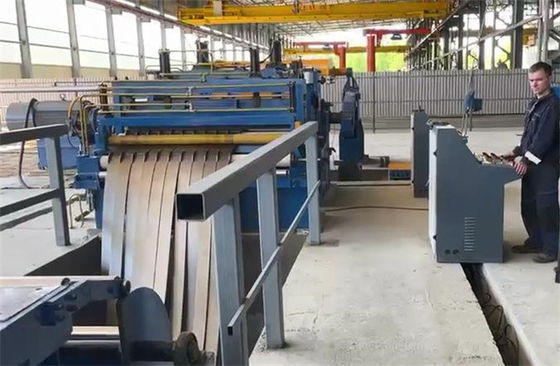 خط حز دقيق مزدوج قابل للتبديل خط حز لفائف فولاذية متطورة