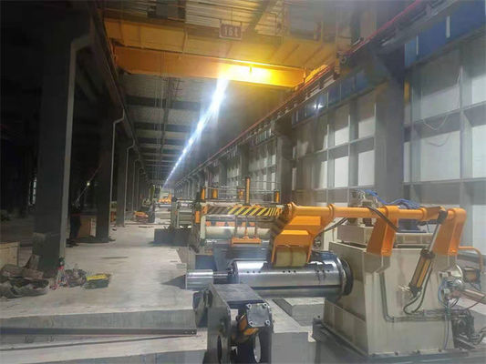 3x1600 200mpm خط الحز الدقيق آلة خط حز لفائف الفولاذ عالية السرعة